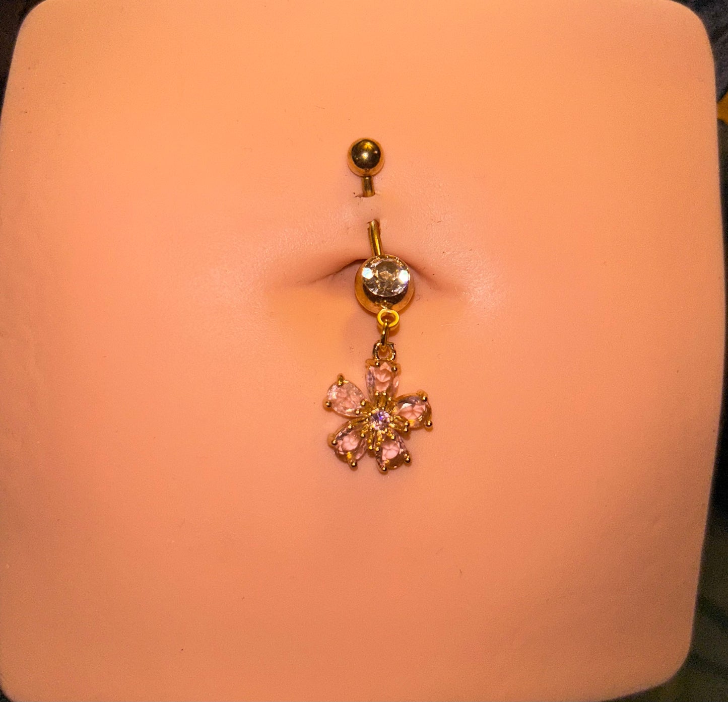 Flora belly ring