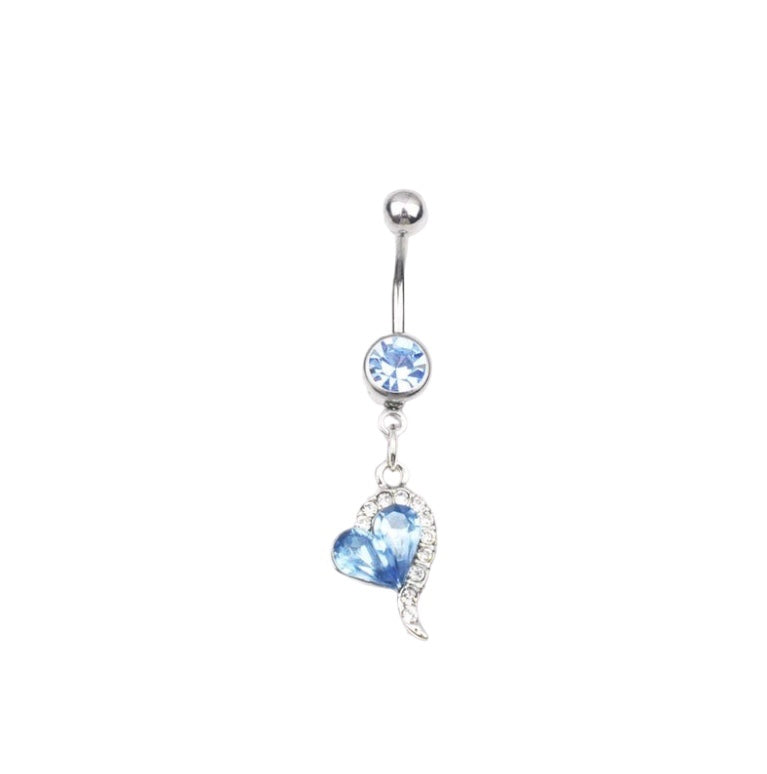 Heart belly ring