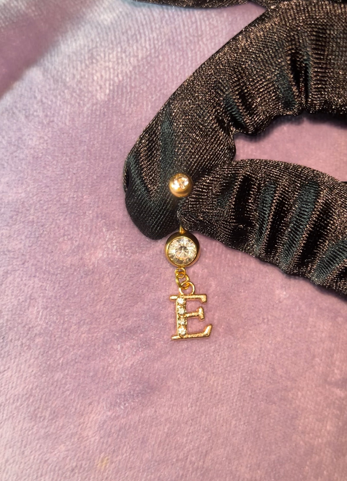 Letter Belly ring