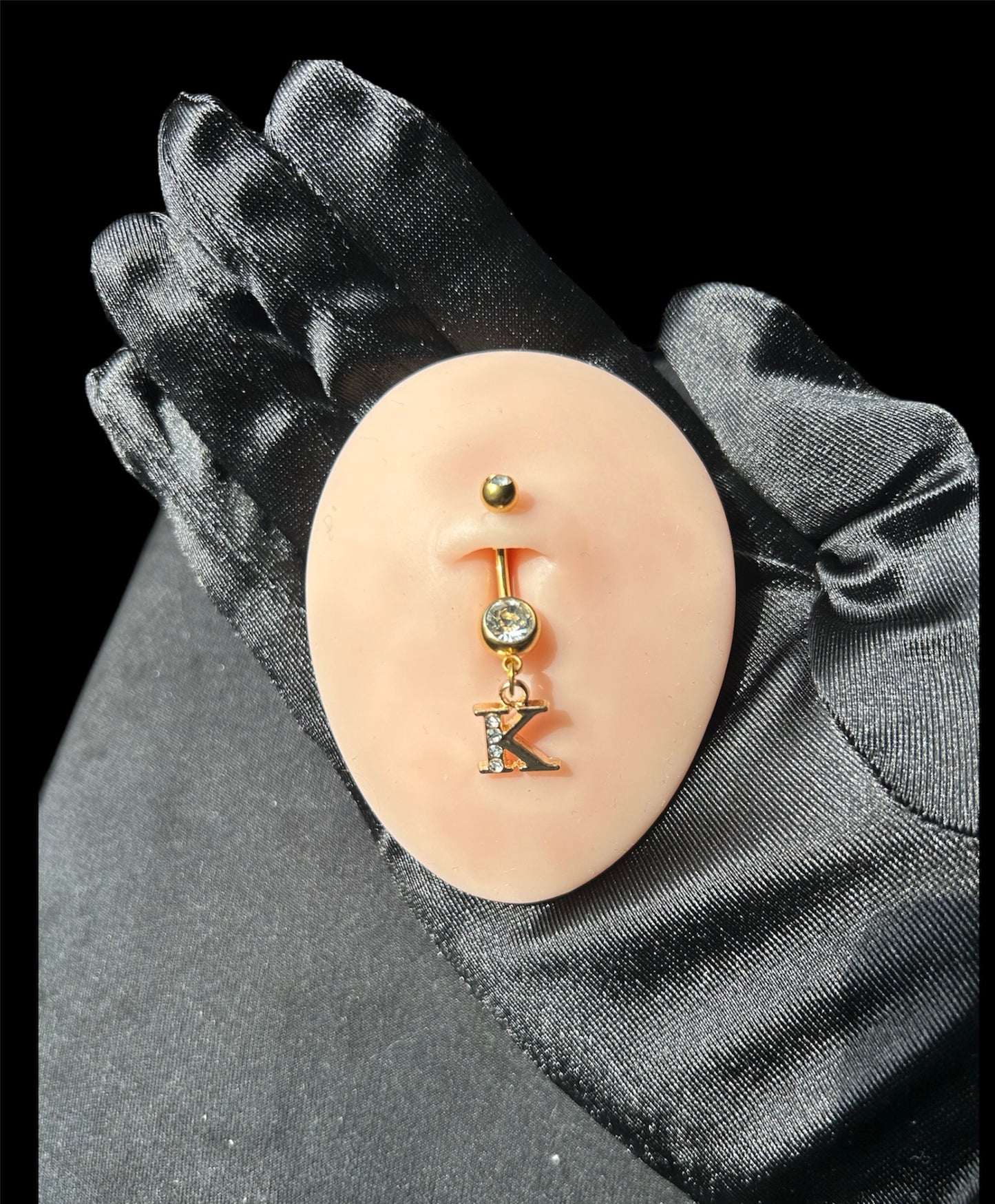 Letter Belly ring
