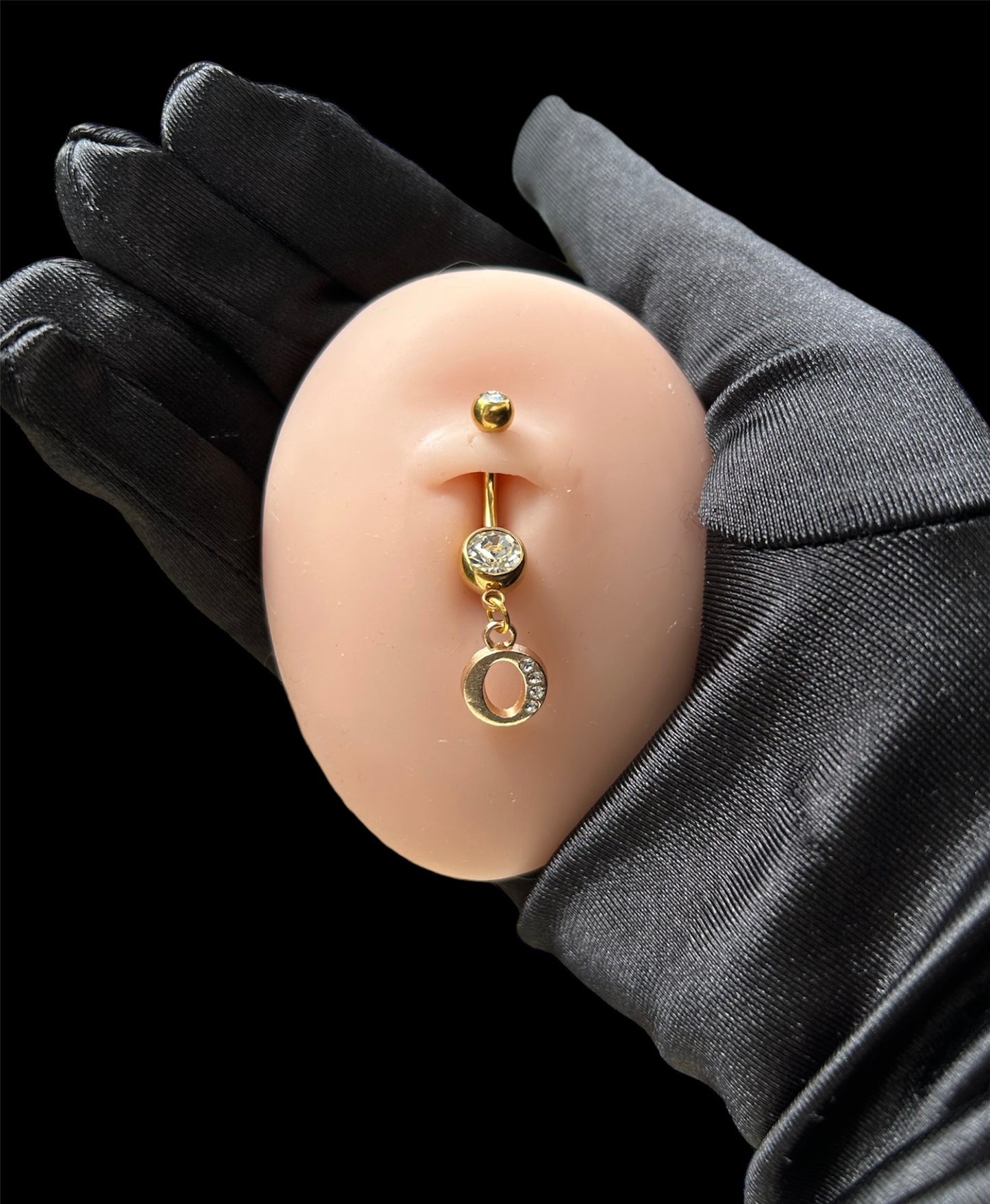 Letter Belly ring