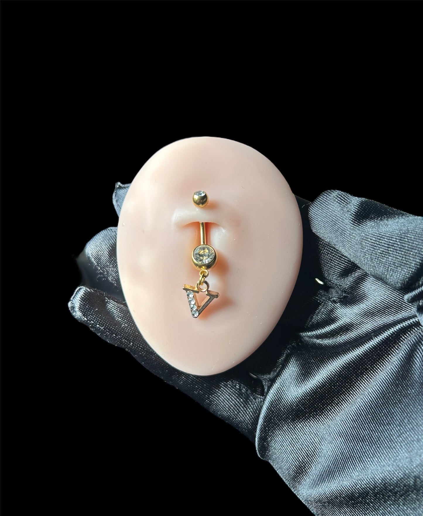 Letter Belly ring
