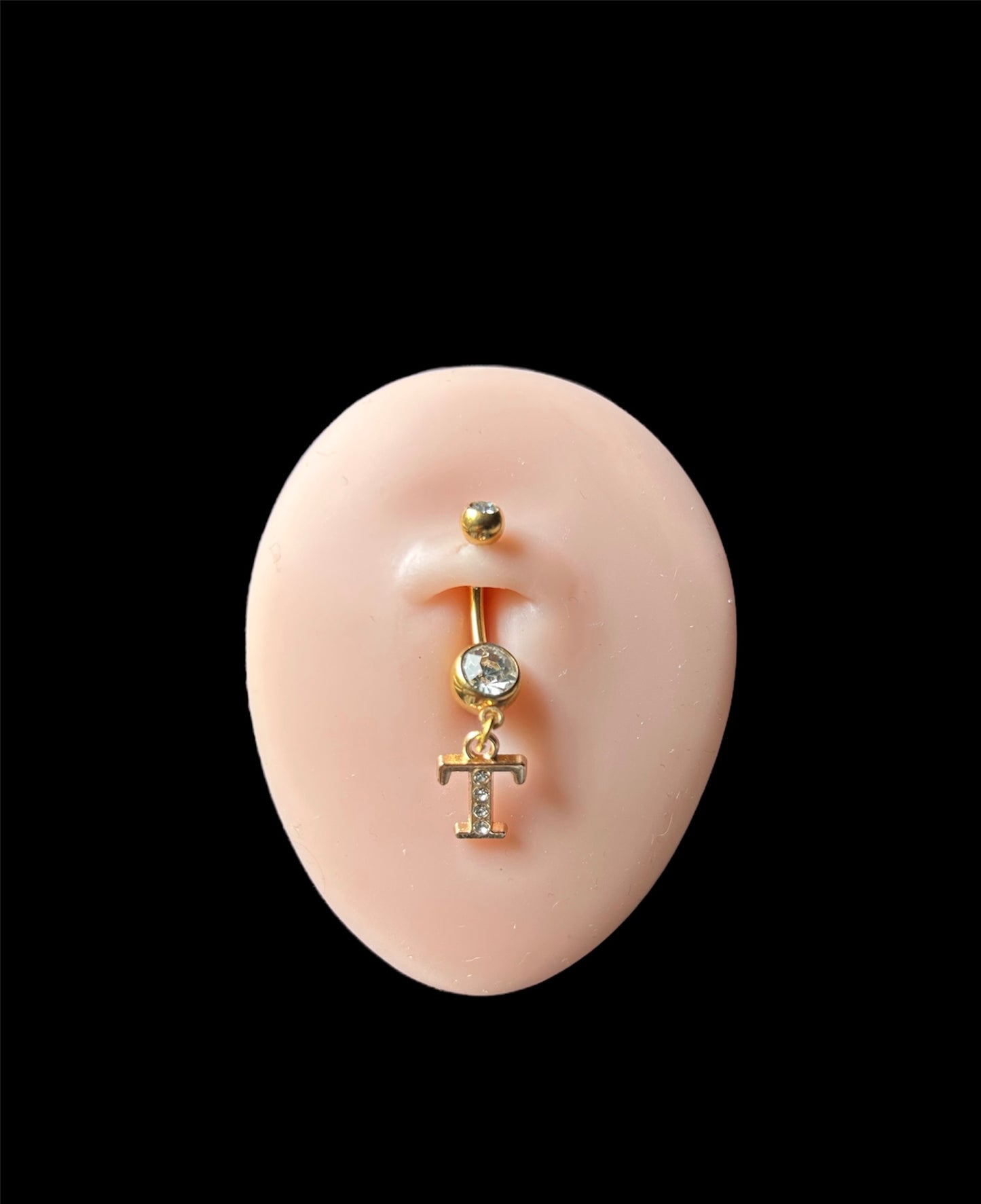 Letter Belly ring