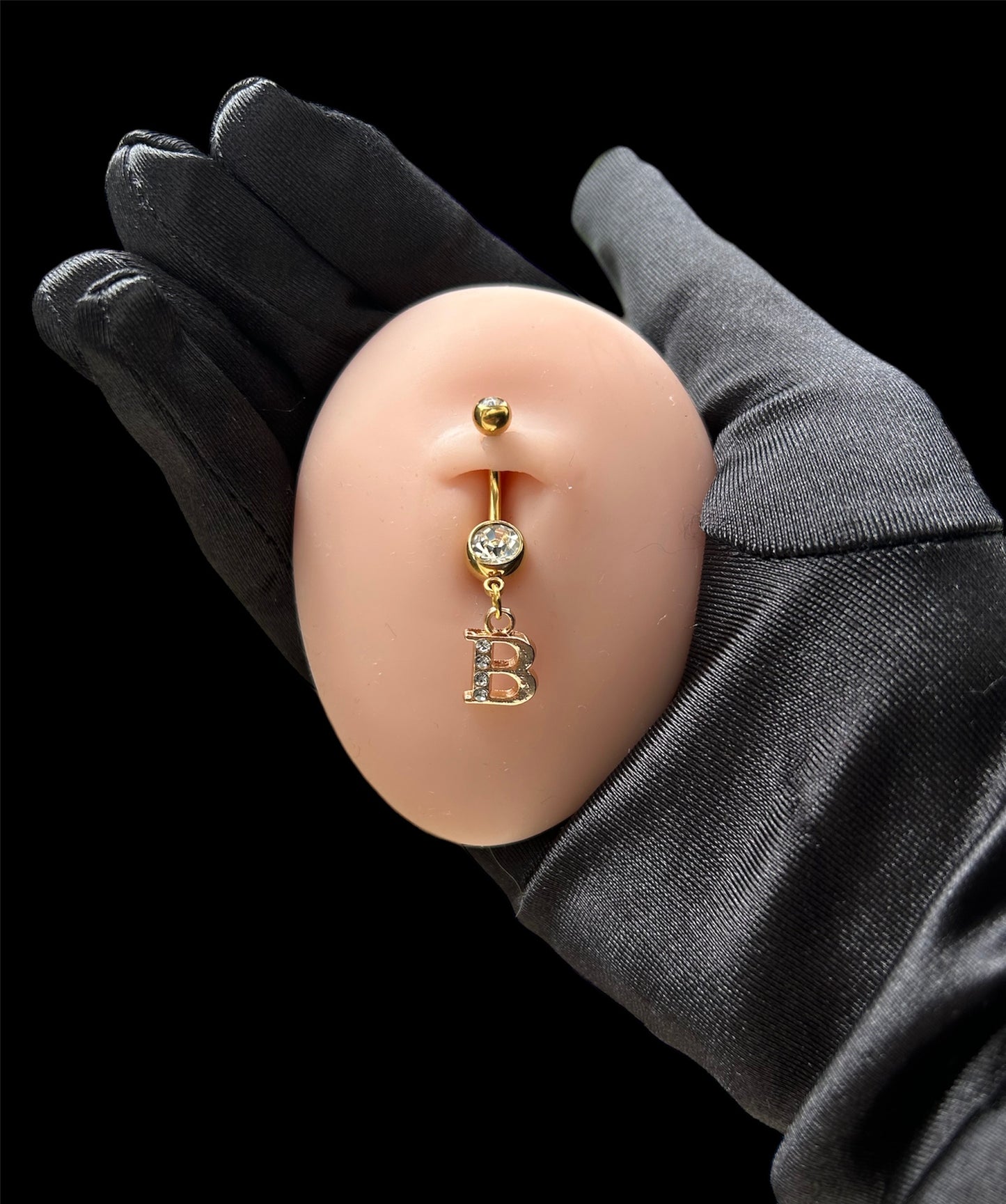 Letter Belly ring