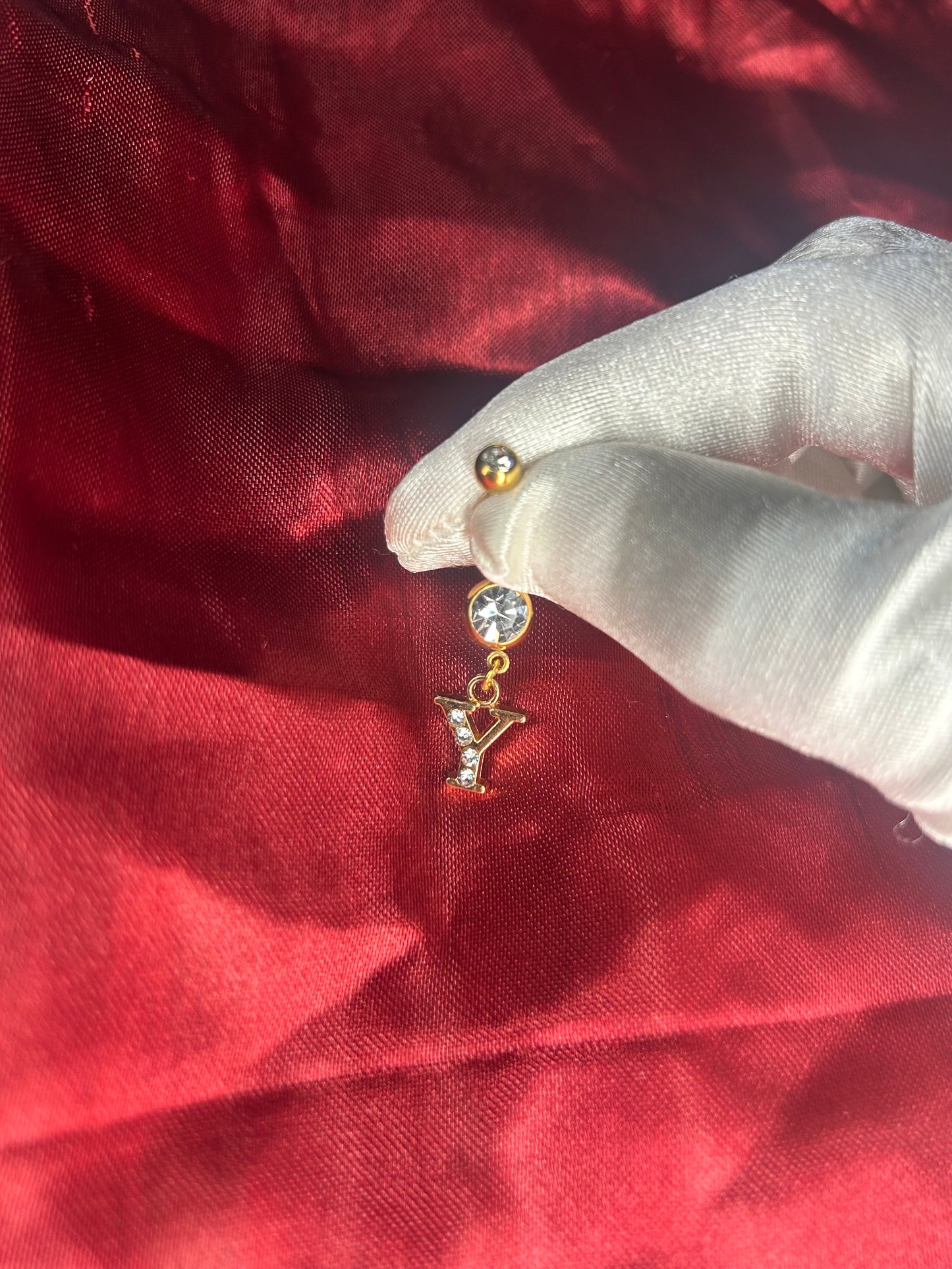Letter Belly ring