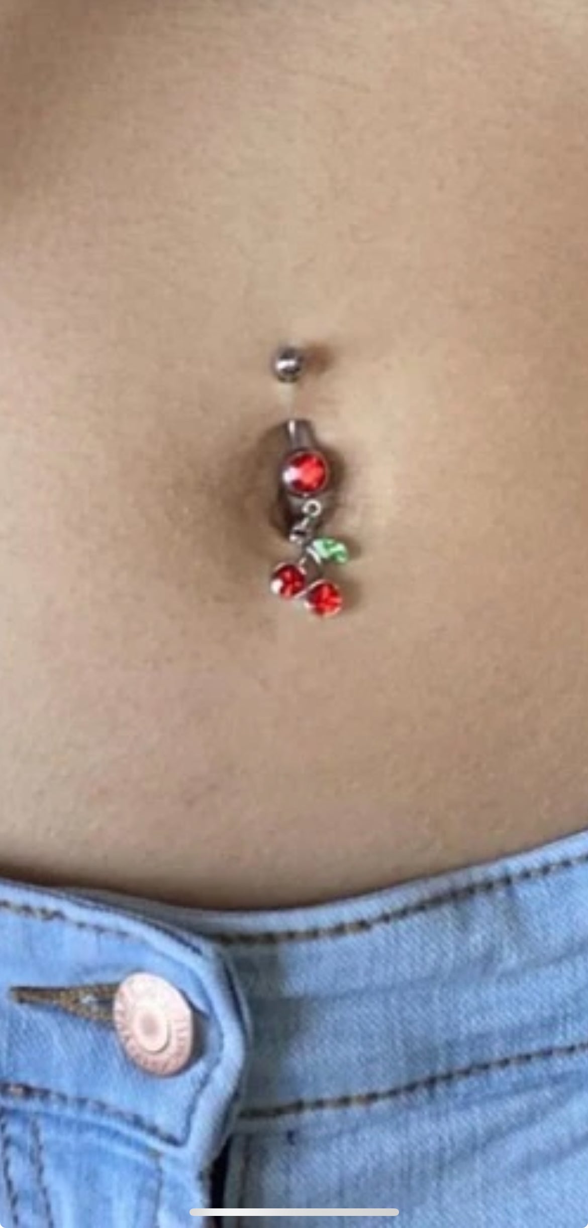 Cherry Belly ring