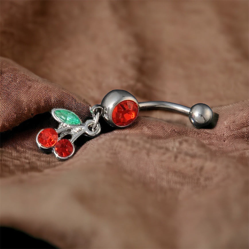 Cherry Belly ring